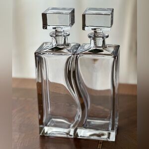 Shannon Designs Ireland Godinger Czech Republic Lead Crystal Kissing Decanters